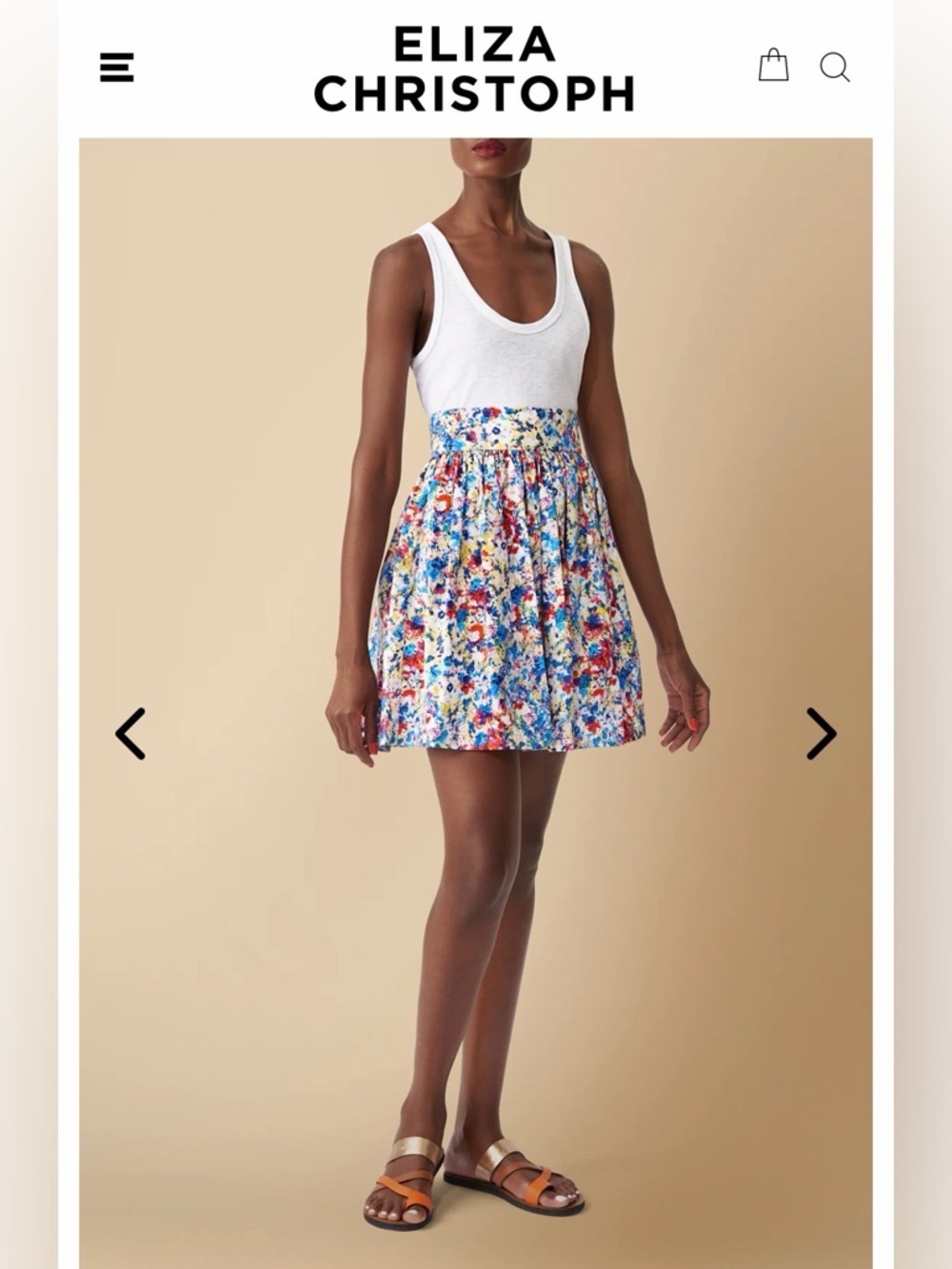 Eliza Christoph printed Skirt